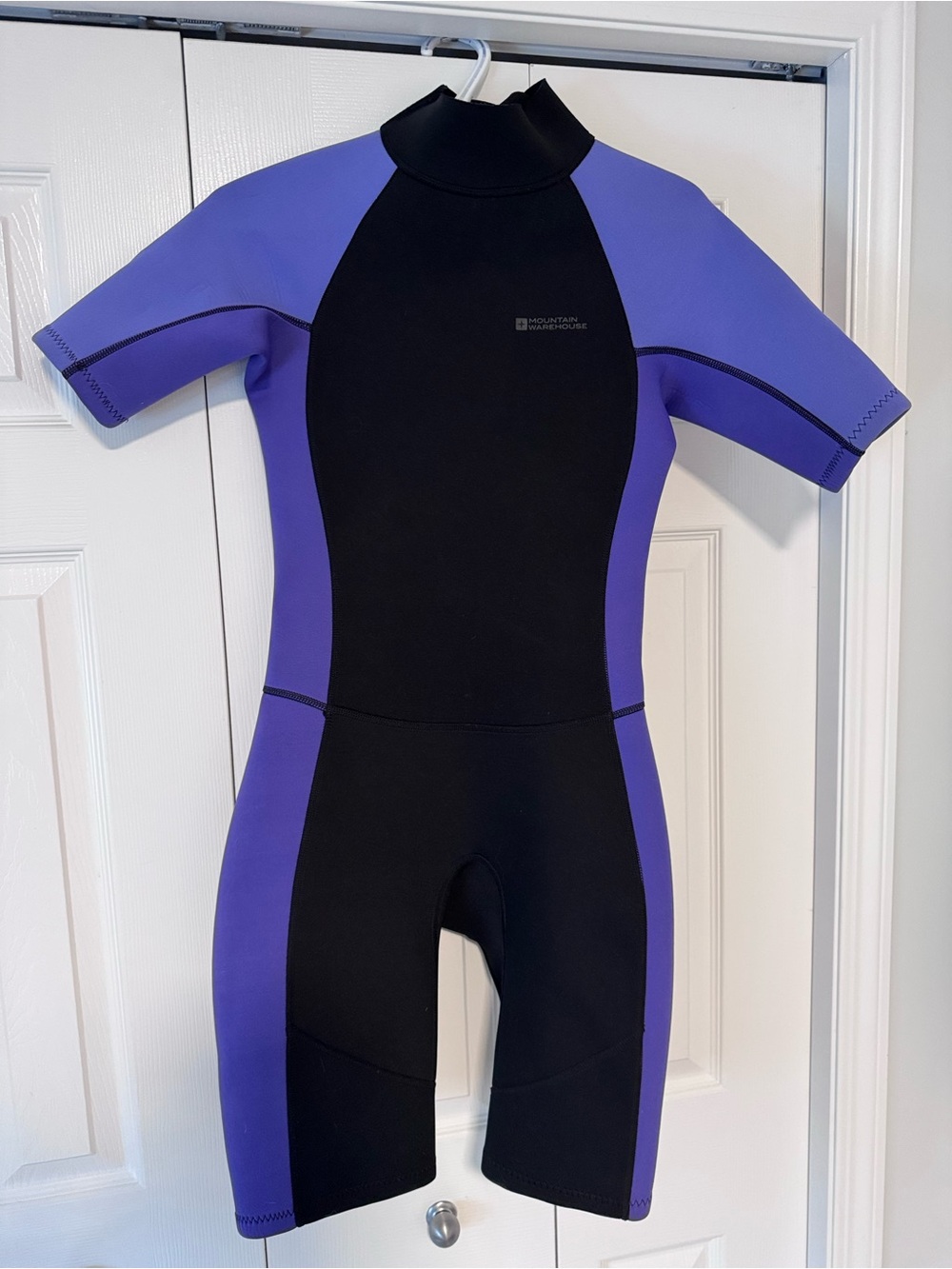 MEC Short Sleeve One-Piece Wetsuit - Black & Purple